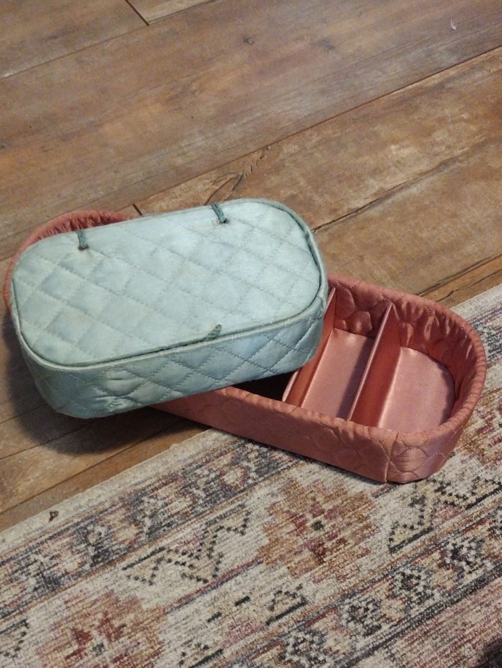 Vintage Storage Box And Divider